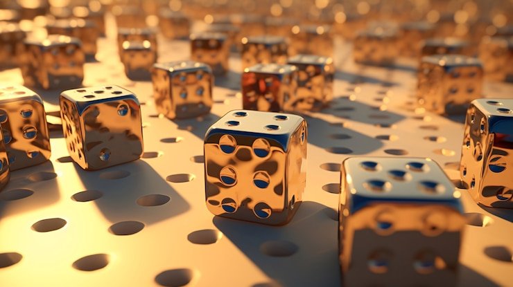 Layar pemilihan angka Tampilan pemilihan angka dan input taruhan di Dice Game ceban bet